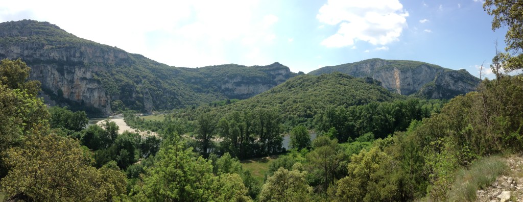 Les gorges de l'Ardèche